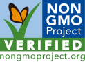 Logo of the Non-GMO Project with a green and orange color scheme.