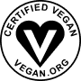 Certified Vegan logo from the Vegan Org on a white background