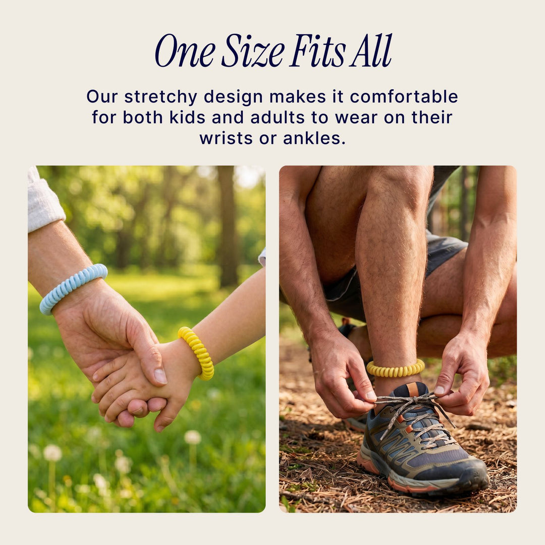 Soulsation Mosquito Repellent Bracelets for the whole family during outdoor adventures