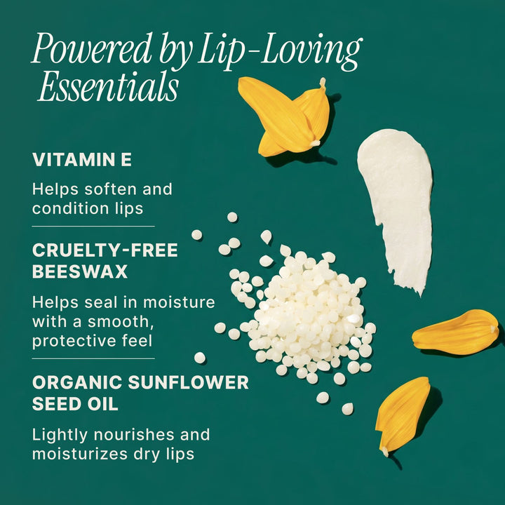 Soulsation Organic Lip Balm for Men enriched with vitamins, beeswax, and shea butter for long-lasting lip care